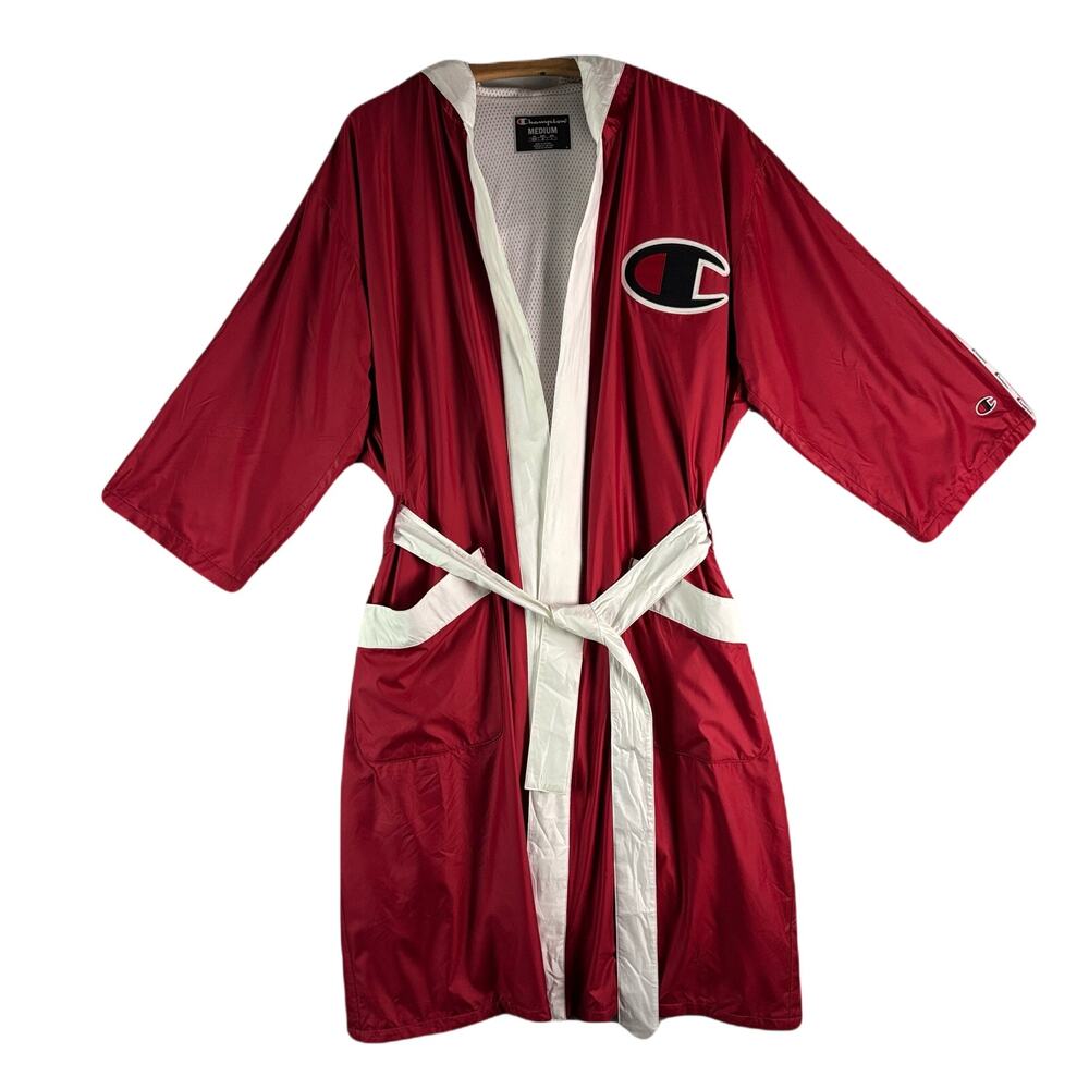 CHAMPION Red Boxing Robe Size M - Picture 8 of 12